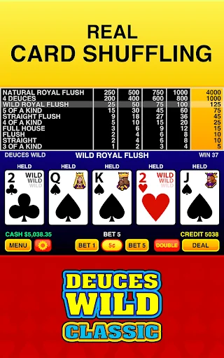 Deuces Wild Classic - Casino V screenshot 3