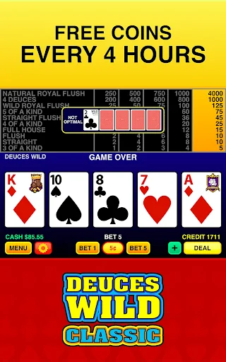 Deuces Wild Classic - Casino V screenshot 4
