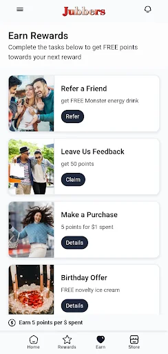 Jubber's Rewards