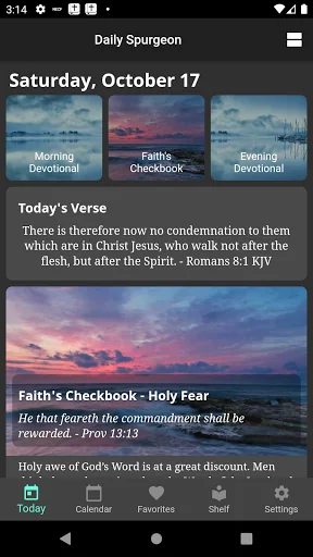 Daily Spurgeon Devotional screenshot 1