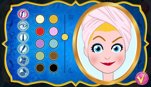 Queen dress up in frozen land