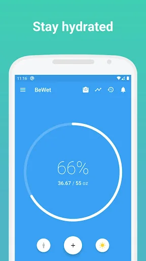 BeWet: Drink Water Reminder screenshot 1