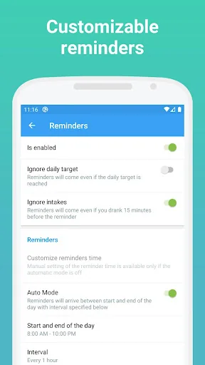 BeWet: Drink Water Reminder screenshot 2