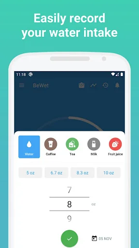 BeWet: Drink Water Reminder screenshot 3