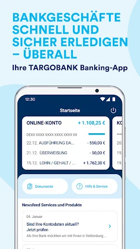 TARGOBANK Mobile Banking screenshot 1