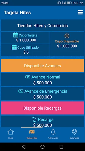 Tarjeta Hites screenshot 4