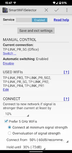 SmartWiFiSelector Trial