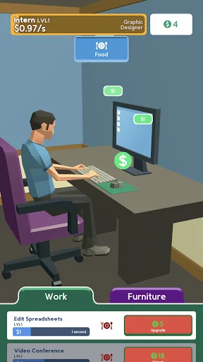 Work From Home 3D screenshot 1