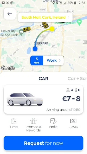 Satellite Taxis Cork screenshot 3