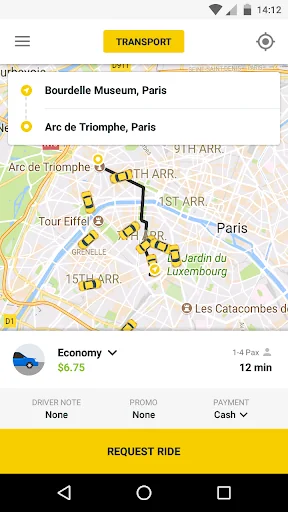 Taxi App - Material UI Templat