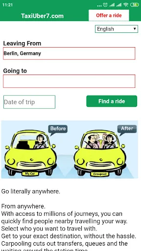 Carpool: Ridesharing indriver screenshot 1