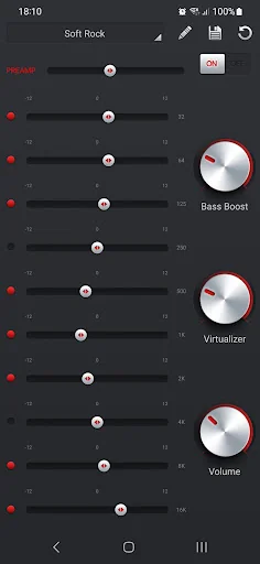 PlayerPro Red Fusion Skin screenshot 3