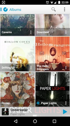 PlayerPro Cloudy Skin screenshot 1