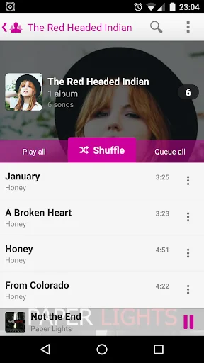 PlayerPro Cloudy Pink Skin screenshot 4