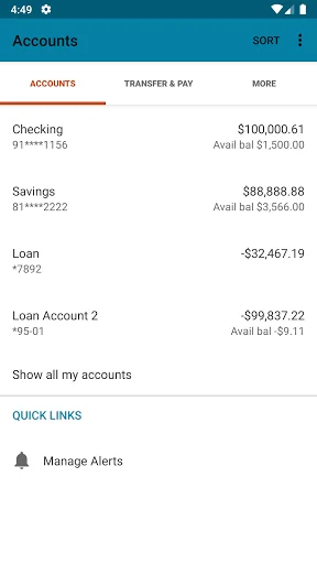 The Bank 1905 Mobile Banking screenshot 3
