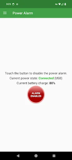 Power Alarm screenshot 2