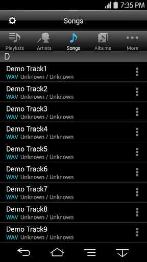 TEAC HR Audio Player screenshot 2