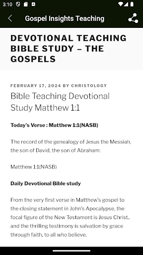 Gospel Insights Bible Teaching