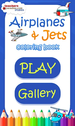 Airplanes & Jets Coloring Book