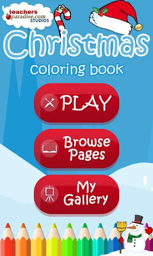 Christmas Coloring Book Games