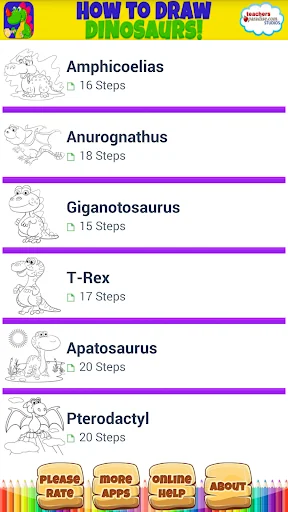 Learn to Draw Cartoons & Dinos