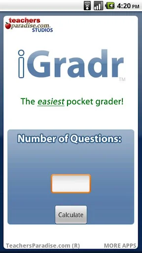 iGradr Teacher Pocket Grader screenshot 1