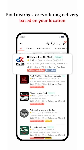DELIVERY K : Food delivery screenshot 4
