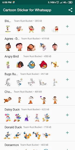 Cartoon Stickers for Whatsapp screenshot 1