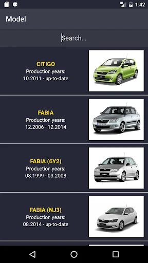TechApp for Skoda