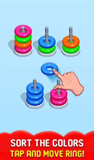 Hoop Sort - Color Hoop Stack
