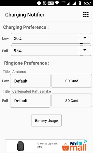 Charging Notifier