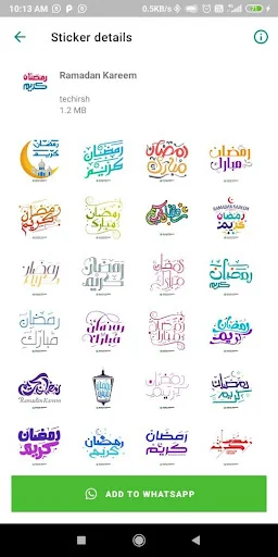 Animated Islamic Stickers 2024 screenshot 3