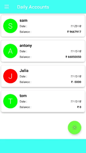 Daily Accounts