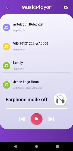 Earphone mode off screenshot 3