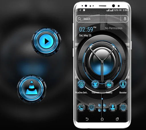 Techno Vault Launcher Theme