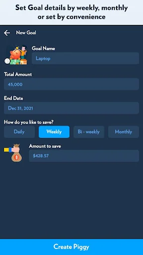 Piggy Bank: Savings Goal screenshot 4