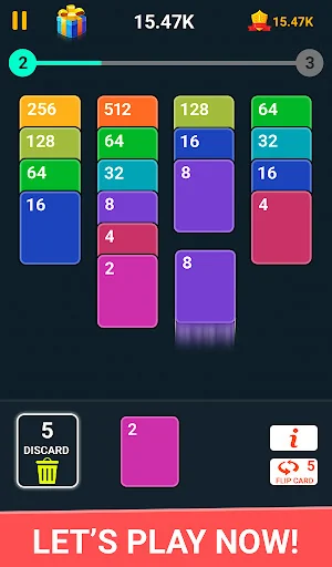 2048 Card Game - 2048 Zen Card screenshot 1