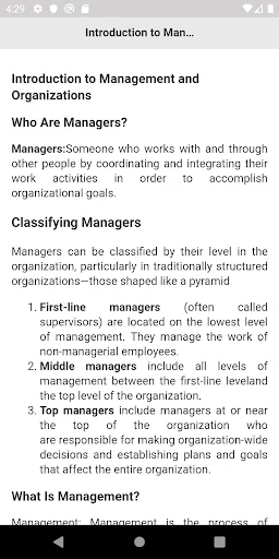 Basic Management