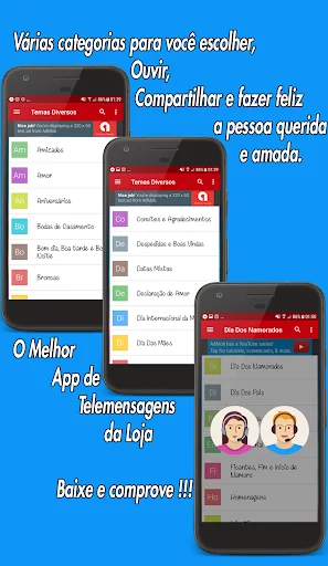 Emoção Telemensagens Variadas