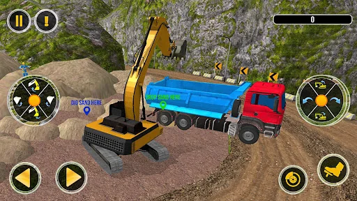 Offroad Excavator Construction