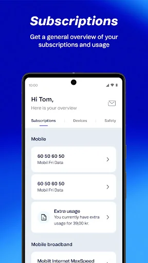 Mit Telenor, Danmark screenshot 3