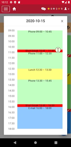 Calabrio WFM MyTime screenshot 4