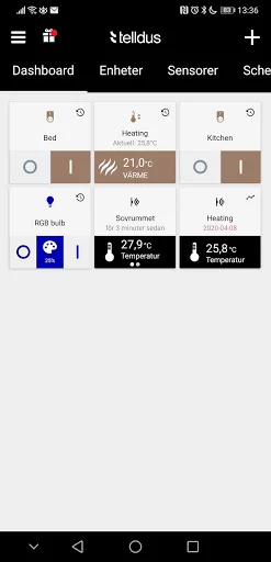 Telldus Live! mobile screenshot 1