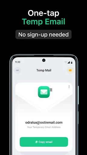 Temp Mail - Temporary Email screenshot 1