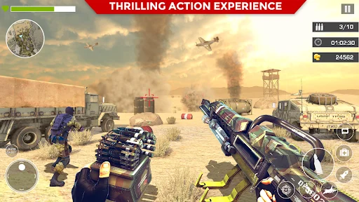 Gun War Shoot: Army War Games