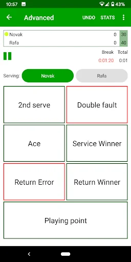 Tennis Umpire App