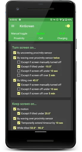 KinScreen: Screen Control