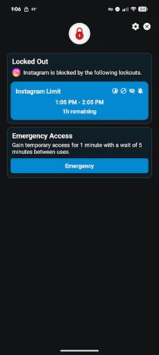 Lock Me Out - App/Site Blocker screenshot 1