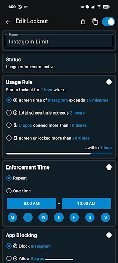 Lock Me Out - App/Site Blocker screenshot 4