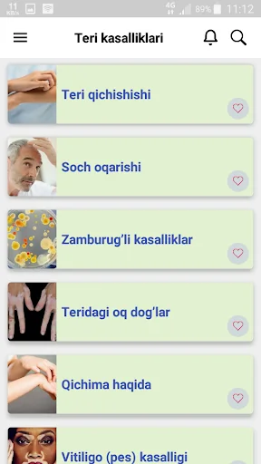 Teri tanosil kasalliklari va u